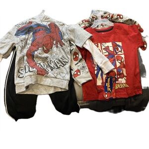 NWT toddler Marvel Spider-Man 2 & 3 piece 4T Outfit Set
